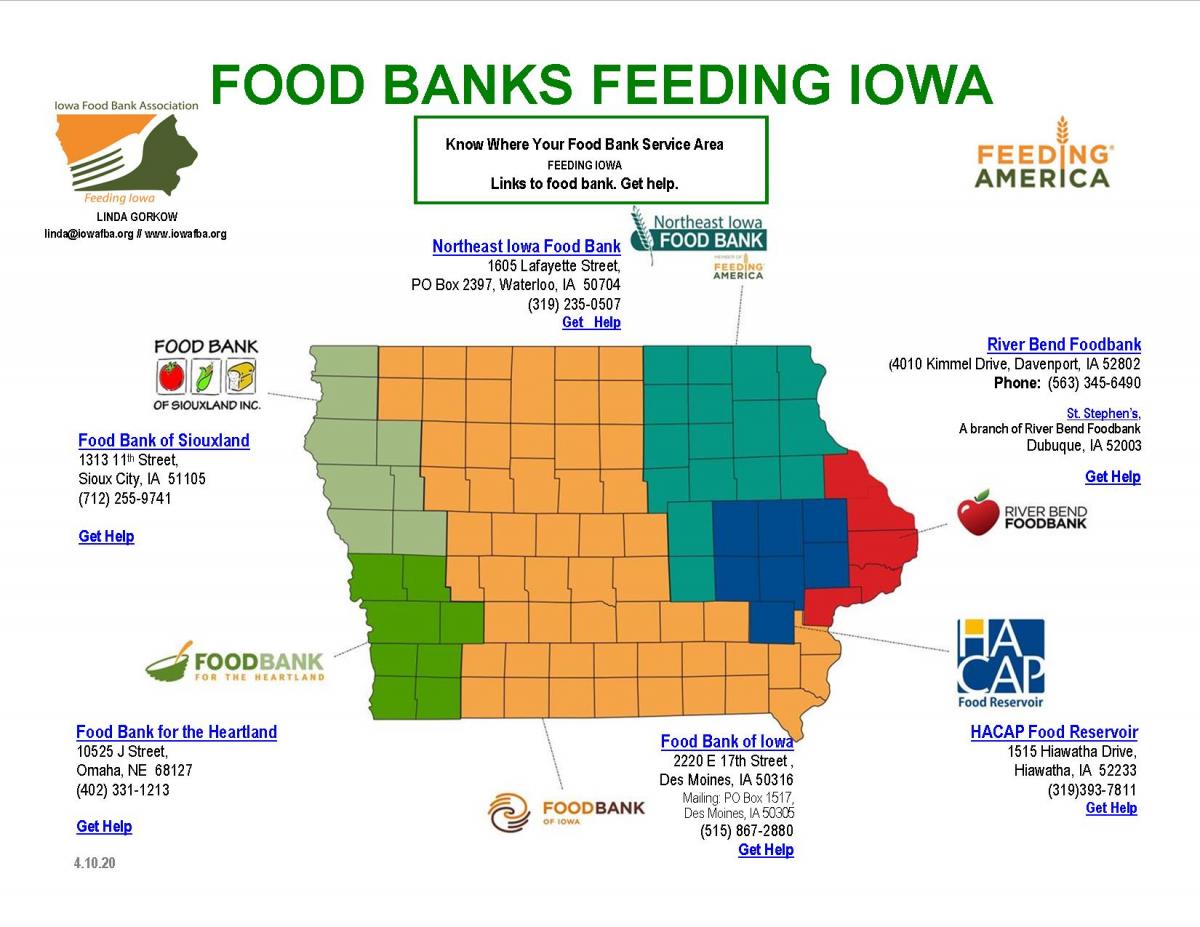 About Us Iowa Food Bank Association